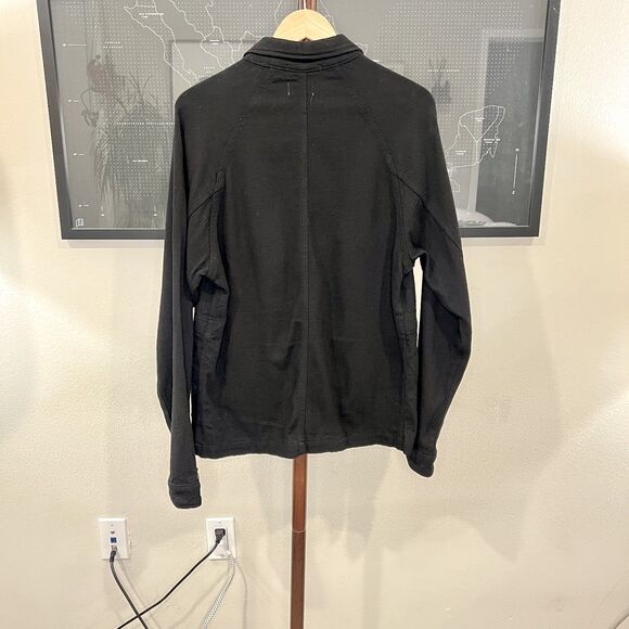 Apolis Global - Indigo Dyed Wool Blend Chore Jacket - Black - Picture 2 of 8